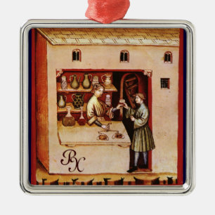 Ornamento De Metal Medicina ANTIGA da FARMÁCIA, farmácia, pergaminh