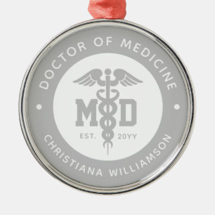 Ornamento De Metal Médico de Medicina Médico Personalizado