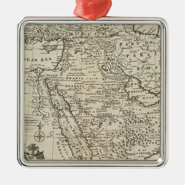 Ornamento De Metal Médio Oriente (Frente)