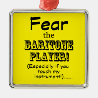 Ornamento De Metal Medo do Jogador de Baritone