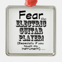 Medo Do Jogador De Violão Elétrico