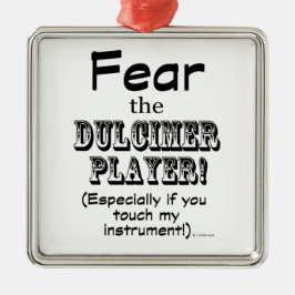 Ornamento De Metal Medo Do Jogador Dulcimer