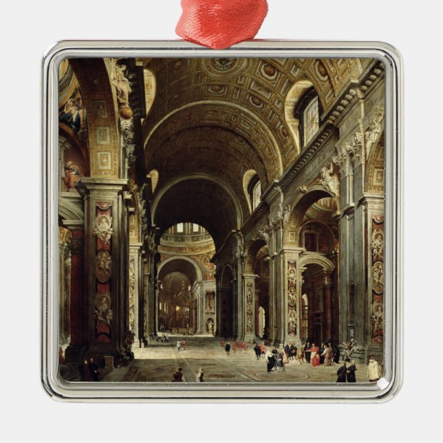 Ornamento De Metal Melchior de Polignac cardinal (Frente)