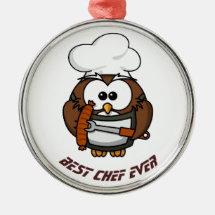 Ornamento De Metal Melhor Chef de todos