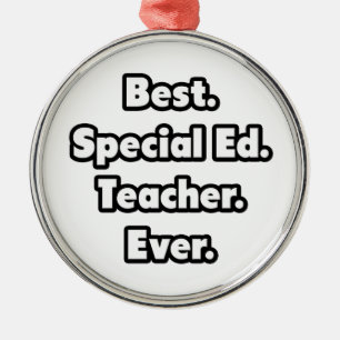 Ornamento De Metal Melhor. Ed especial. Professor. Nunca.