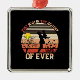 Ornamento De Metal Melhor Mãe Na História