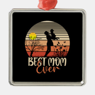 Ornamento De Metal Melhor Mãe Nunca