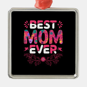 Ornamento De Metal Melhor Mãe Nunca