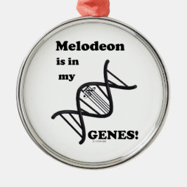 Ornamento De Metal Melodeon em meus Genes