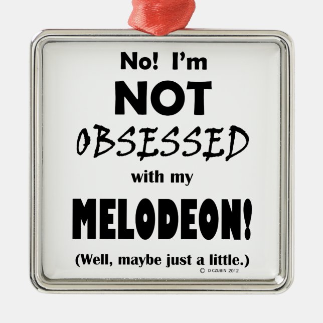 Ornamento De Metal Melodeon Obsso (Frente)