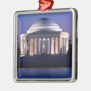 Ornamento De Metal Memorial de Thomas Jefferson no crepúsculo