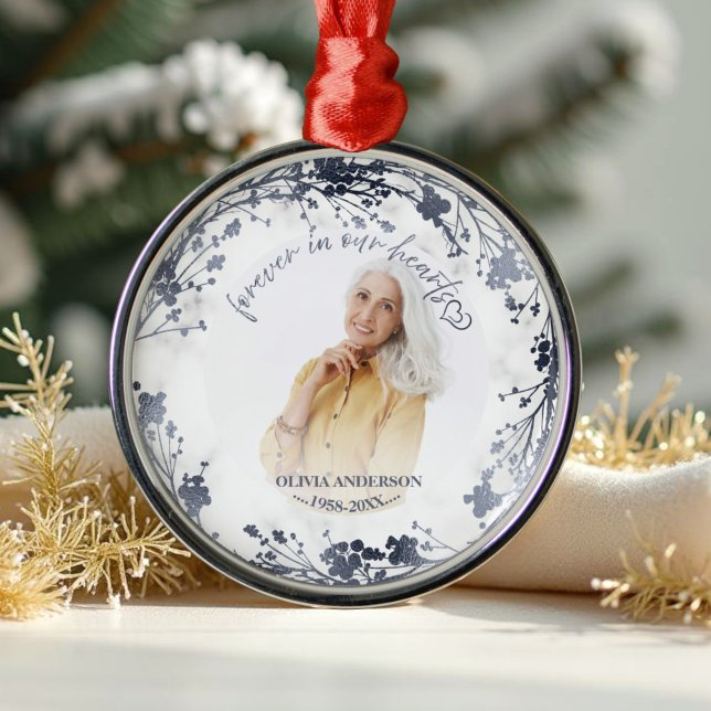 Ornamento De Metal Memorial Fotográfico de Silver Foto de Silver em N (Criador carregado)