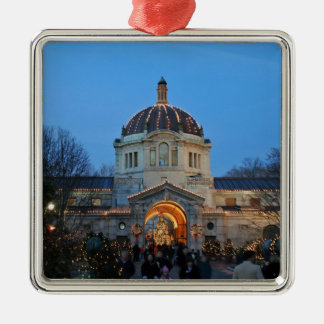 Ornamento De Metal Memórias do feriado no jardim zoológico de Bronx