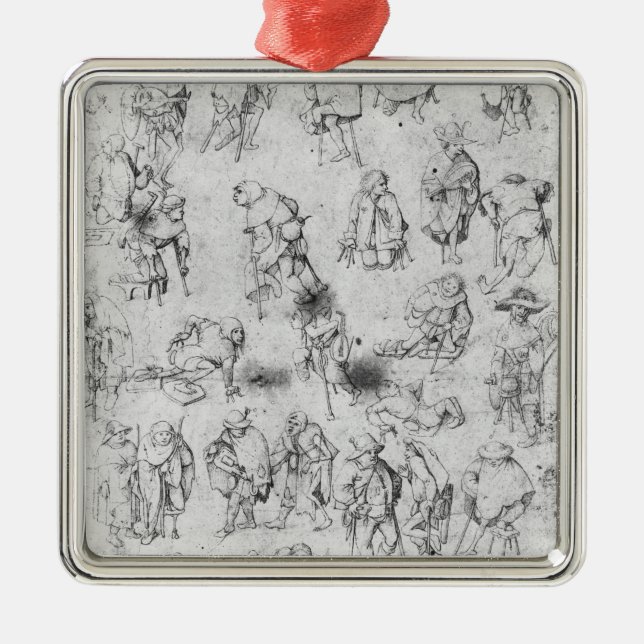 Ornamento De Metal Mendigos (Frente)