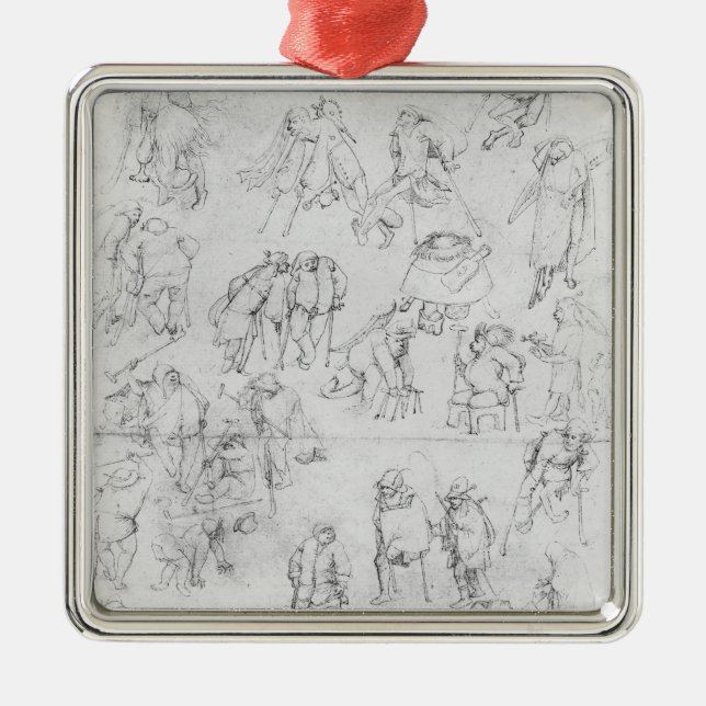 Ornamento De Metal Mendigos (Frente)