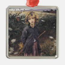 Menina Andando Entre Flores (Bastien-Lepage)