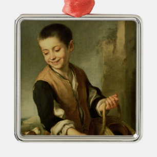 Ornamento De Metal Menino com um cão, c.1650