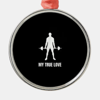 Ornamento De Metal Mens Hepatitador Barbell Treinando Outfit