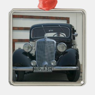 Ornamento De Metal mercedes antigo
