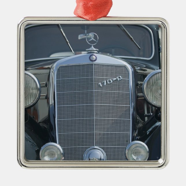 Ornamento De Metal mercedes antigo 2 (Frente)