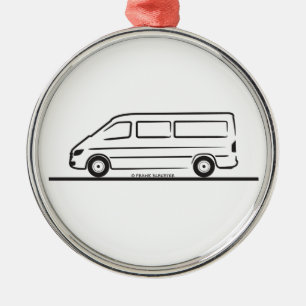 Ornamento De Metal Mercedes Sprinter