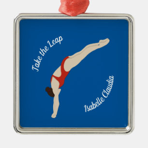 Ornamento De Metal Mergulho