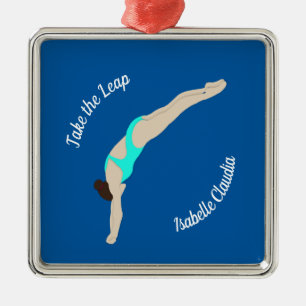 Ornamento De Metal Mergulho