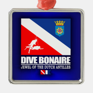 Ornamento De Metal Mergulho Bonaire