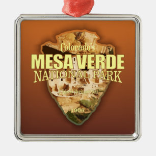 Ornamento De Metal Mesa Verde NP