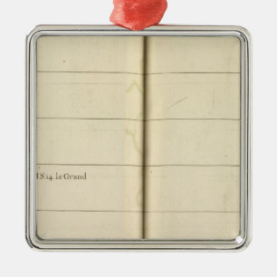 Ornamento De Metal Mesas Genealógica, França 2