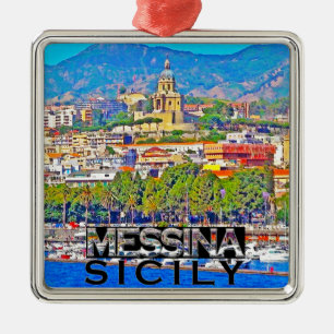 Ornamento De Metal Messina