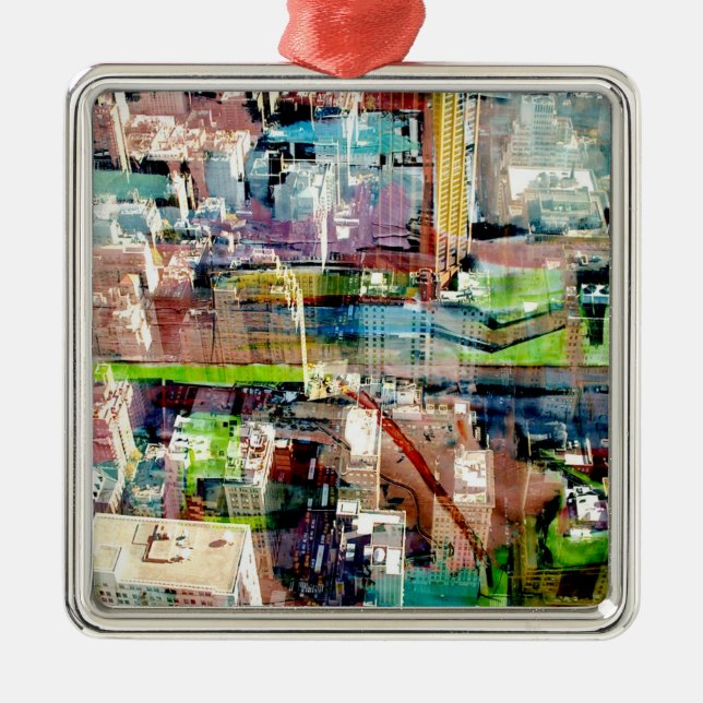 Ornamento De Metal Metrópole II (Frente)