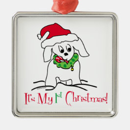 Ornamento De Metal Meu Primeiro Natal