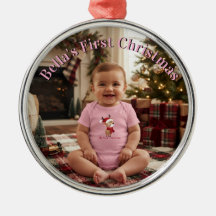 Meu Primeiro Natal Nome Personalizado