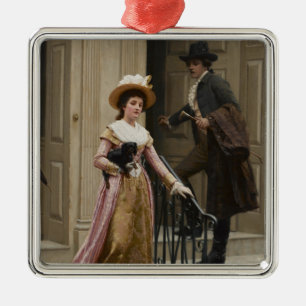 Ornamento De Metal Meu vizinho de porta próxima (Casal flertando) (Be