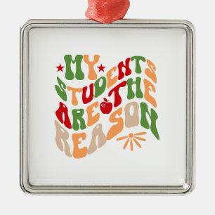 Ornamento De Metal Meus Alunos São A Razão