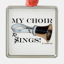 Ornamento De Metal Meus Anéis do Coro