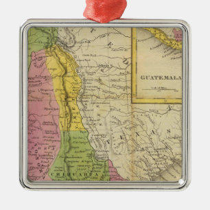 Ornamento De Metal México e Guatemala 2