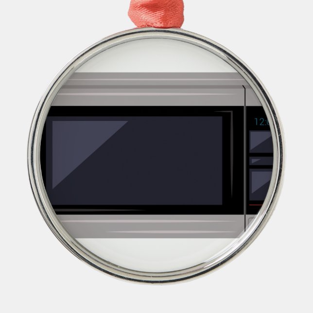 Ornamento De Metal Microonda (Frente)
