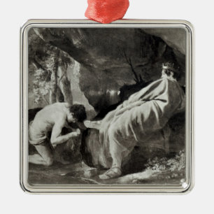 Ornamento De Metal Midas na fonte do rio Pactolus