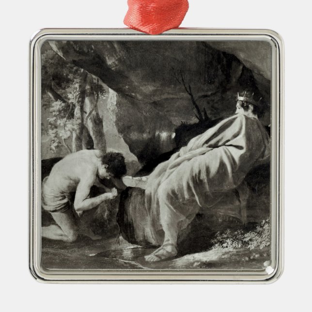 Ornamento De Metal Midas na fonte do rio Pactolus (Frente)