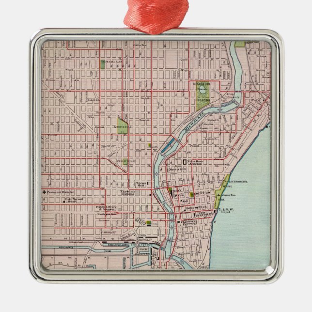 Ornamento De Metal Milwaukee 2 (Frente)