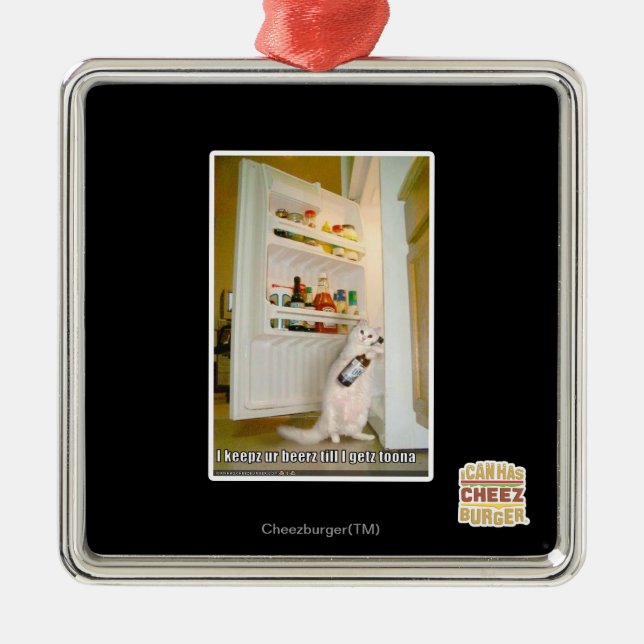 Ornamento De Metal Mim beerz do ur do keepz (Frente)