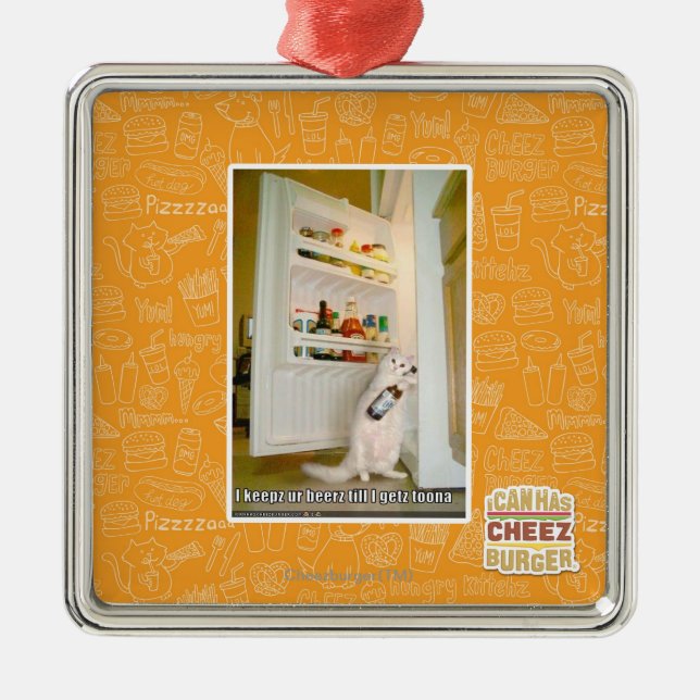 Ornamento De Metal Mim beerz do ur do keepz (Frente)