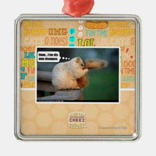 Ornamento De Metal Mim champô novo do dis do luv