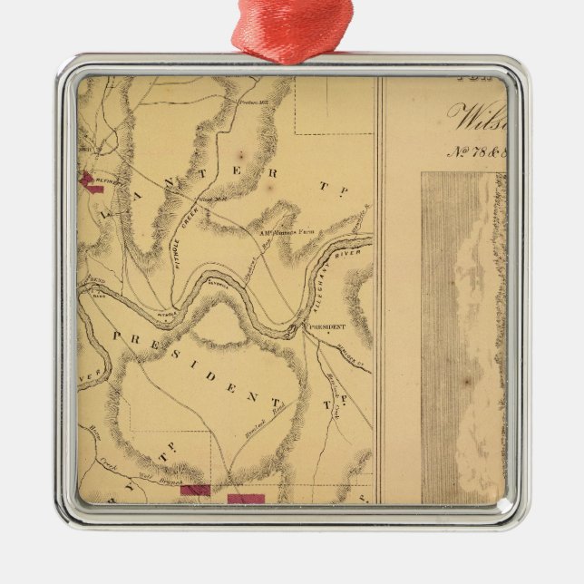 Ornamento De Metal Mineração de Humboldt & referência Co (Frente)