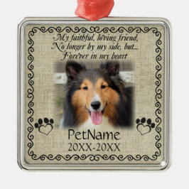 Ornamento De Metal Minha serapilheira do costume da simpatia do