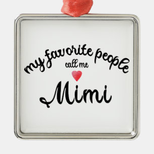 Ornamento De Metal Minhas Pessoas Favoritas Me Chamam de Presente da