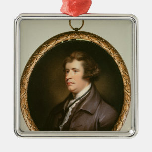 Ornamento De Metal Miniatura de Edmund Burke, 1795