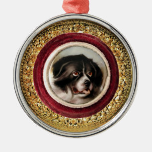 Ornamento De Metal MINIATURE DOG PORTRAITS New Land